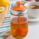 蜂蜜棒玻璃梅森罐